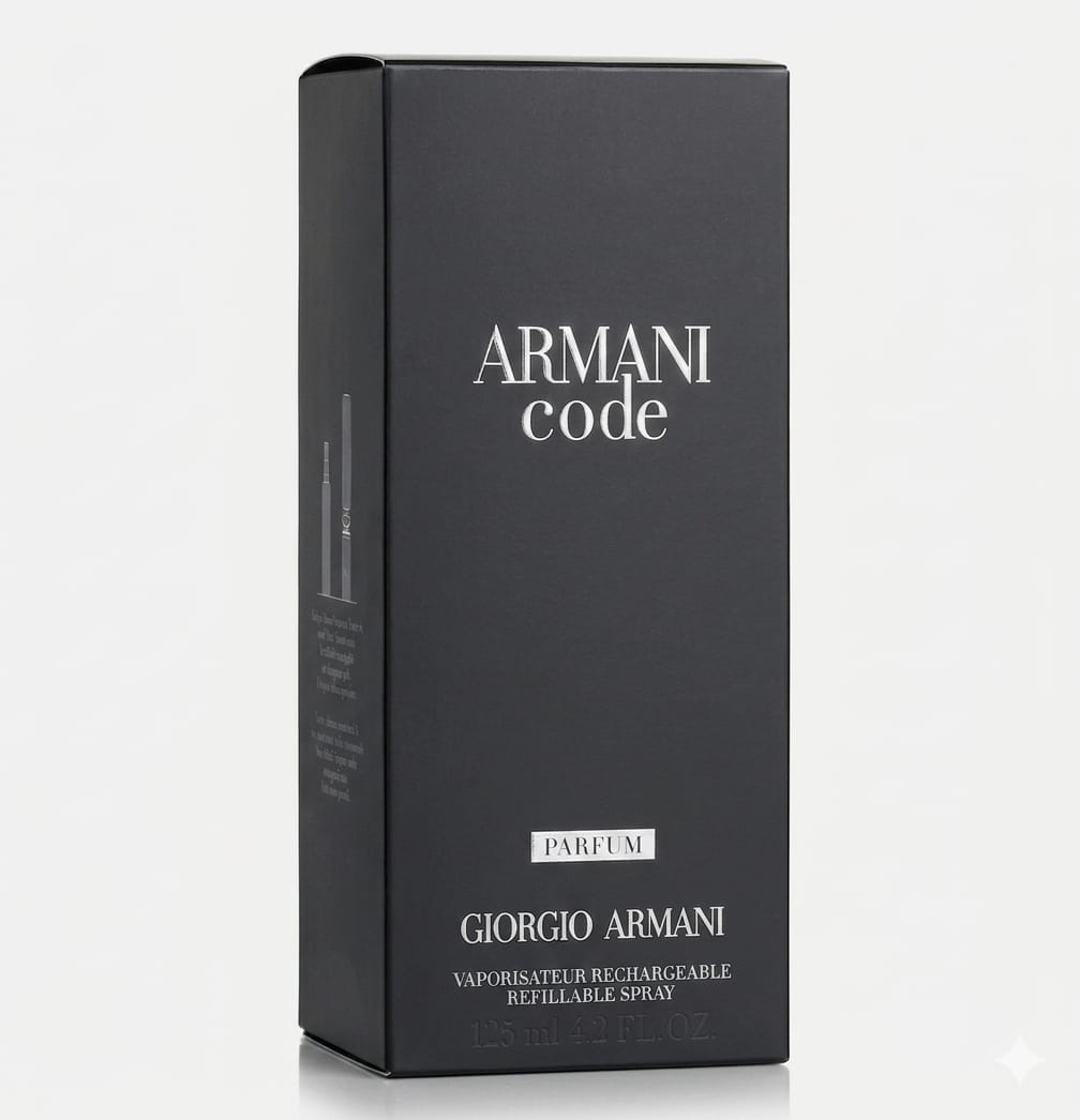 Giorgio Armani Code Parfum Refillable Spray for Men 125ml (4.2 fl oz)