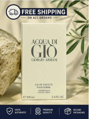 Giorgio Armani Acqua di Giò Eau de Toilette for Men – 100ml | Long Lasting Fresh Fragrance